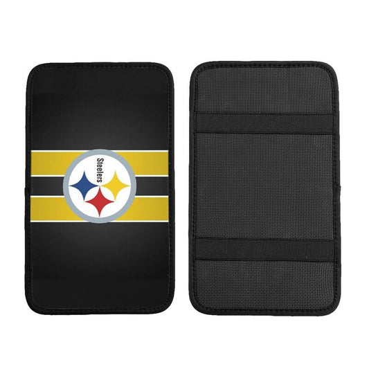 Car armrest box pad Pittsburgh Steelers 5 Printed central armrest box cushion protective pad