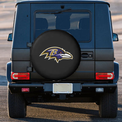 Baltimore Ravens Car tire protection cover spare tire waterproof and dustproof cover