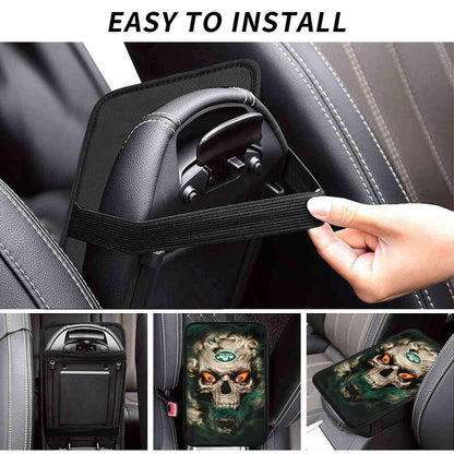 New York Jets Printed car armrest box pad elbow support anti slip pad