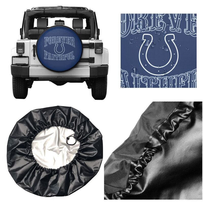 Indianapolis Colts Printing car spare tire dust protection cover tire protection cover
