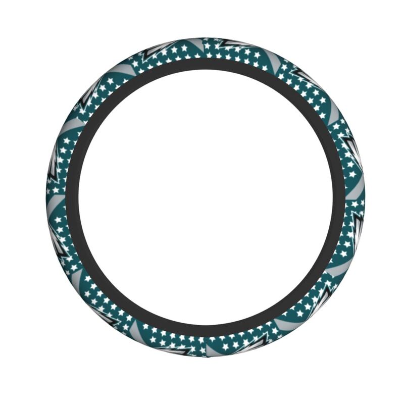 Philadelphia Eagles 1 Printed breathable elastic steering wheel anti slip cover