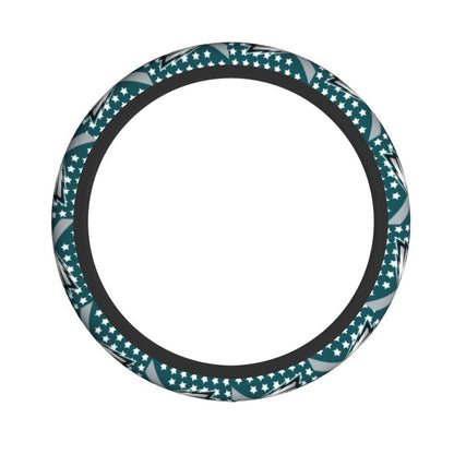 Philadelphia Eagles 1 Printed breathable elastic steering wheel anti slip cover