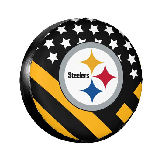 Pittsburgh Steelers 5 Printing tire protection cover car sun protection tire protection covers