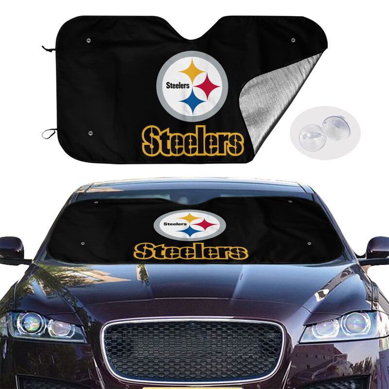 Pittsburgh Steelers 2 Printed suitable for front Car windshield sunshades Car windshield sunshades