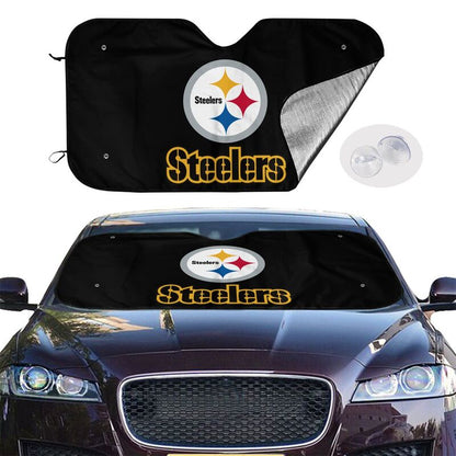 Pittsburgh Steelers 2 Printed suitable for front Car windshield sunshades Car windshield sunshades