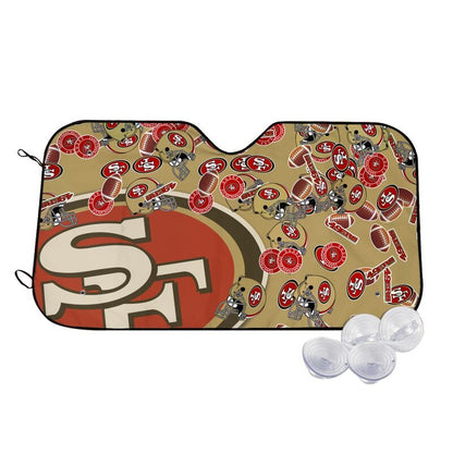 San Francisco 49ers Print multiple sizes car windshield sunshade panel car windshield sunshade cover