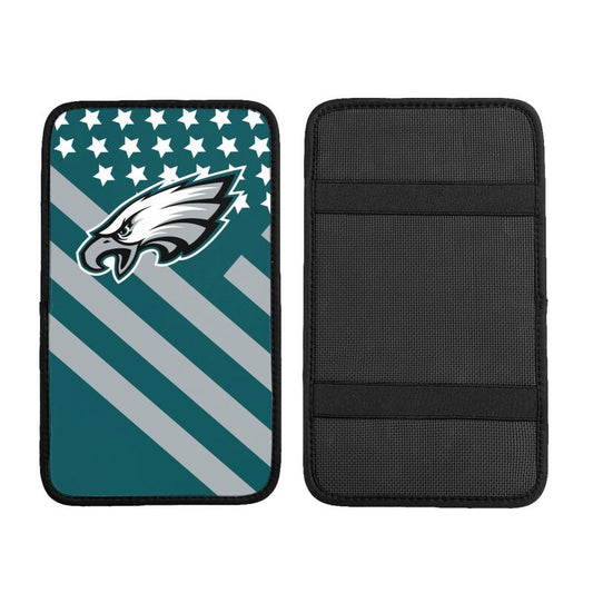 Car armrest box pad Philadelphia Eagles Printed central armrest box elbow pad