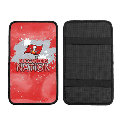 Tampa Bay Buccaneers print car center console armrest pad Car armrest box protective cover