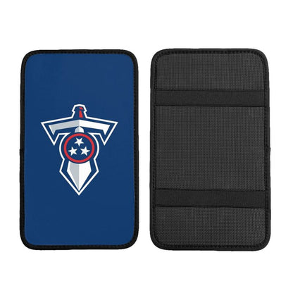 Car armrest box pad Tennessee Titans 1 Printed central armrest box pad protective pad