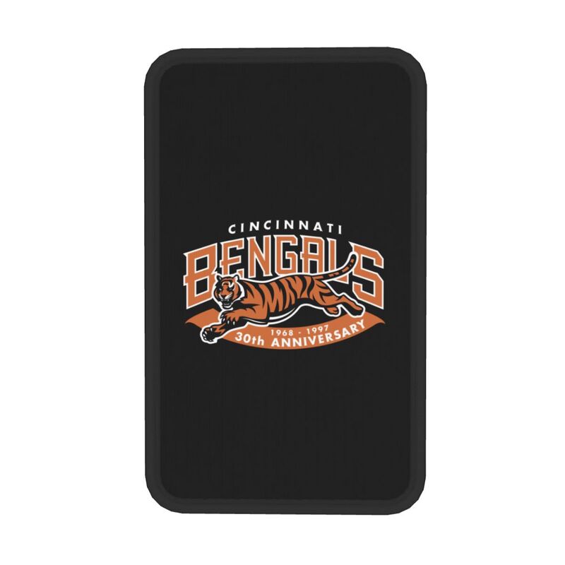 Car armrest box pad Cincinnati Bengals 4 Printed center armrest box pad protective pad