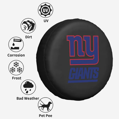 New York Giants Car tire protection cover spare tire waterproof and dustproof cover