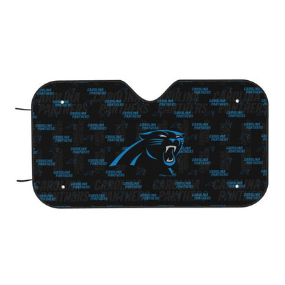 Carolina Panthers Printed is suitable for front Car windshield sunshades Car windshield sunshades