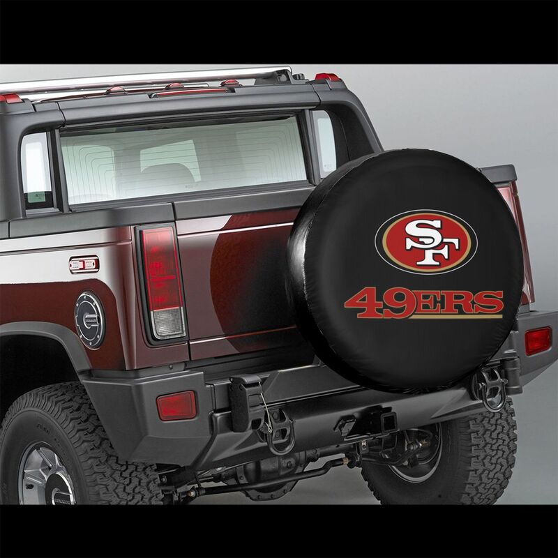 San Francisco 49ers Print tire protection covers car sunscreen tire protection covers