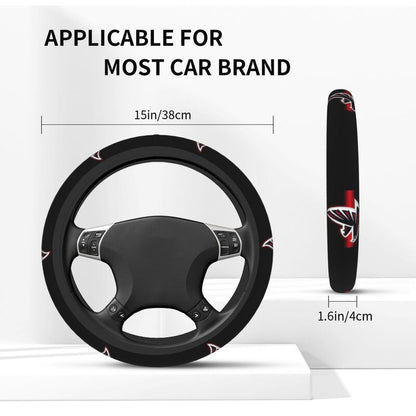 Atlanta Falcons 1 Printed breathable elastic steering wheel cover anti slip cover