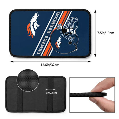Denver Broncos Print armrest protective cover car armrest box cushion
