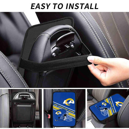 Los Angeles Rams Print armrest protective cover car armrest box cushion