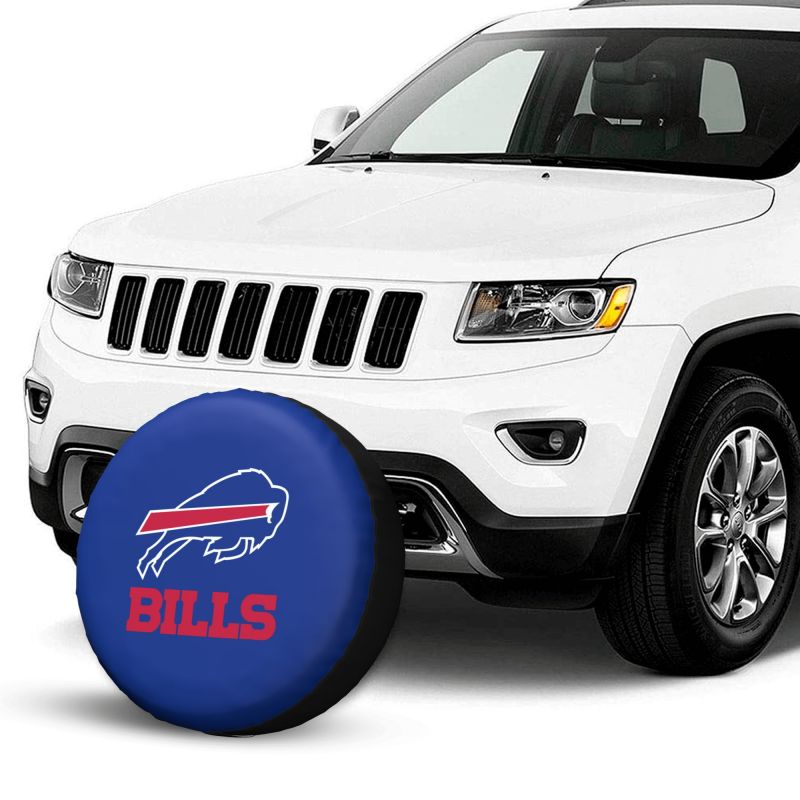 Buffalo Bills 3  Car tire protective cover waterproof and dustproof tire cover