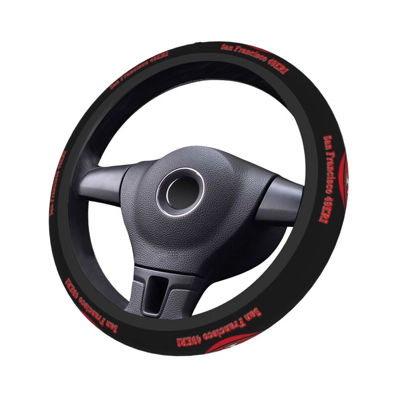 San Francisco 49ers Printed car anti-skid cover elastic steering wheel cover
