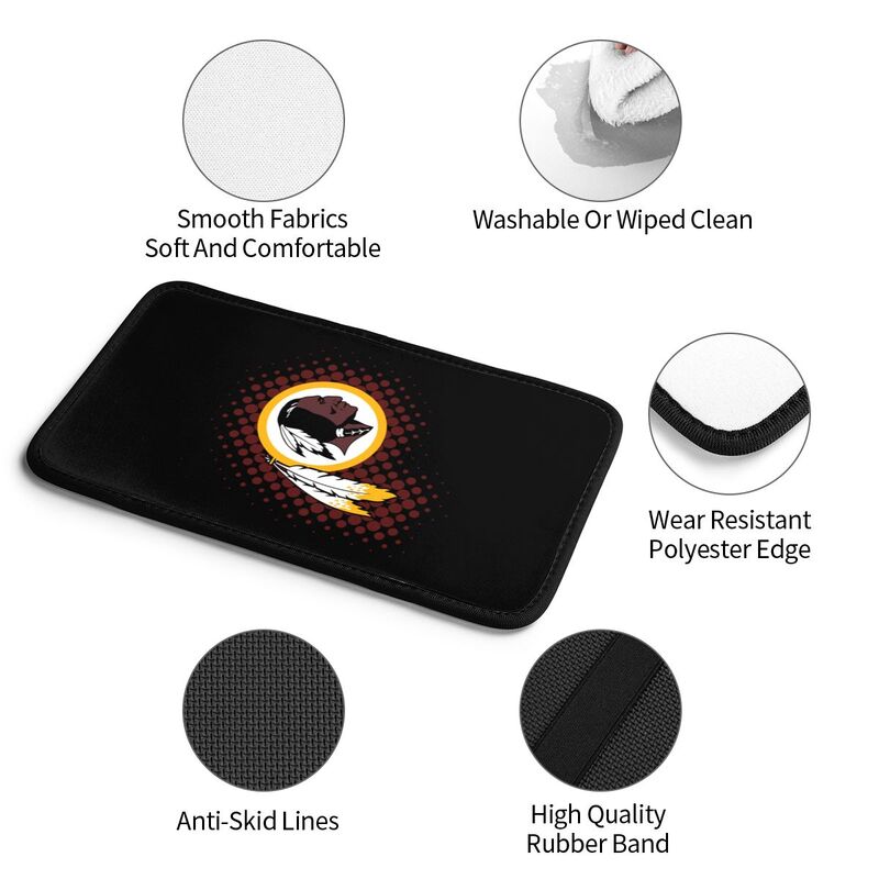 Washington Redskins Printed car armrest box cushion armrest protective cover