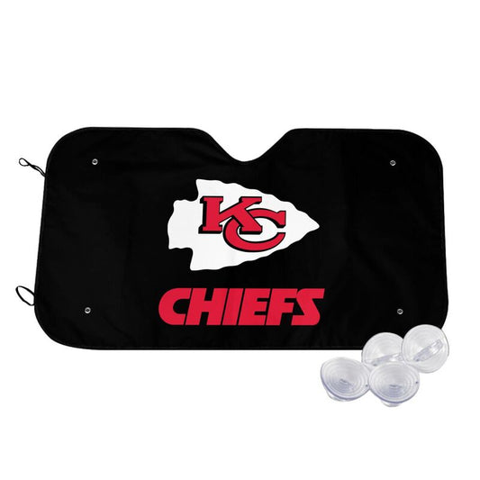 Kansas City Chiefs Printed car windshield sunshade (multi size)  front windshield sunshade