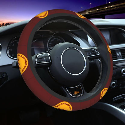 Washington Commanders Printed car protective cover elastic steering wheel cover