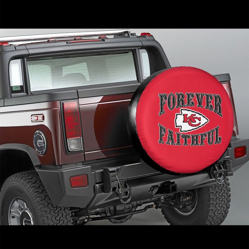 Kansas City Chiefs Printing car spare tire dust protection cover tire protection cover