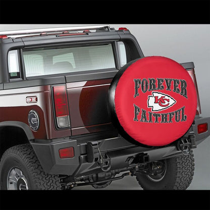 Kansas City Chiefs Printing car spare tire dust protection cover tire protection cover