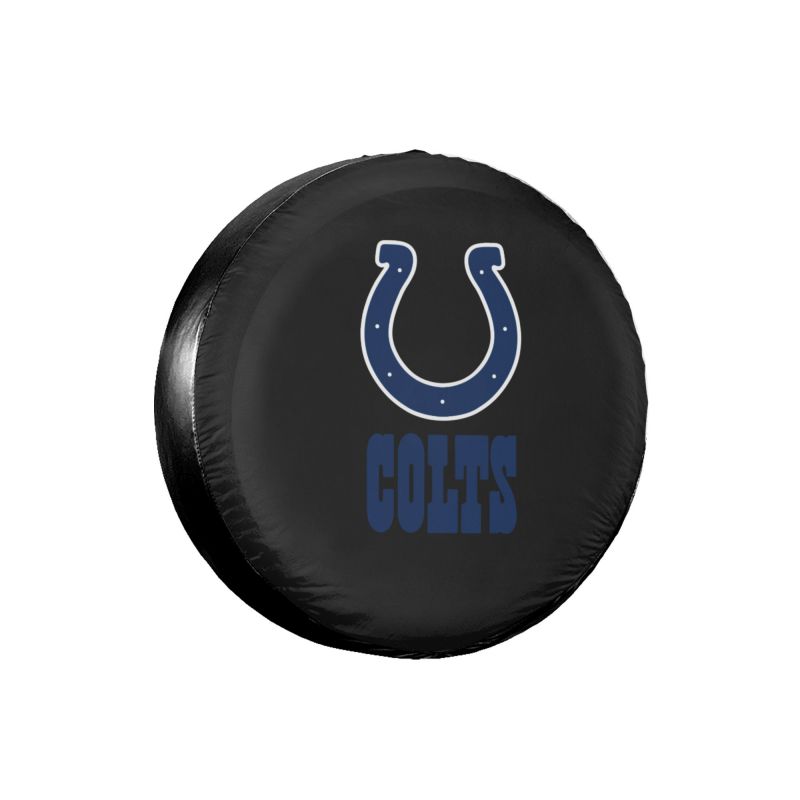 Indianapolis Colts 3 Car tire protective cover waterproof and dustproof tire cover