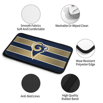 Los Angeles Rams5 Printed car armrest box pad elbow protection pad