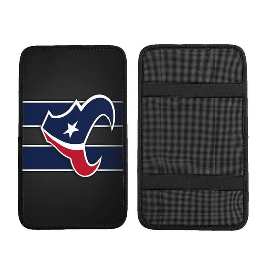 Car armrest box pad Houston Texans1 Printed central armrest box pad anti slip pad