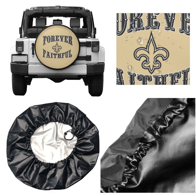 New Orleans Saints Printing car spare tire dust protection cover tire protection cover