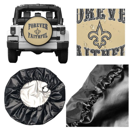 New Orleans Saints Printing car spare tire dust protection cover tire protection cover