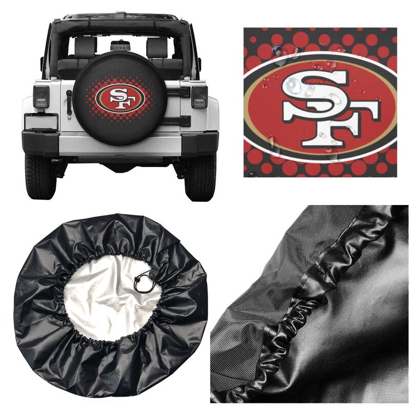 San Francisco 49ers Printing tire protection cover car sun protection tire protection cover