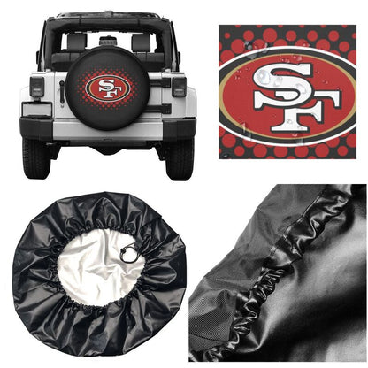 San Francisco 49ers Printing tire protection cover car sun protection tire protection cover