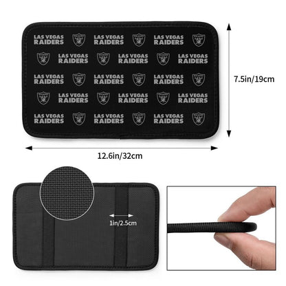 Car armrest box pad Las Vegas Raiders Printed central armrest box pad protective pad