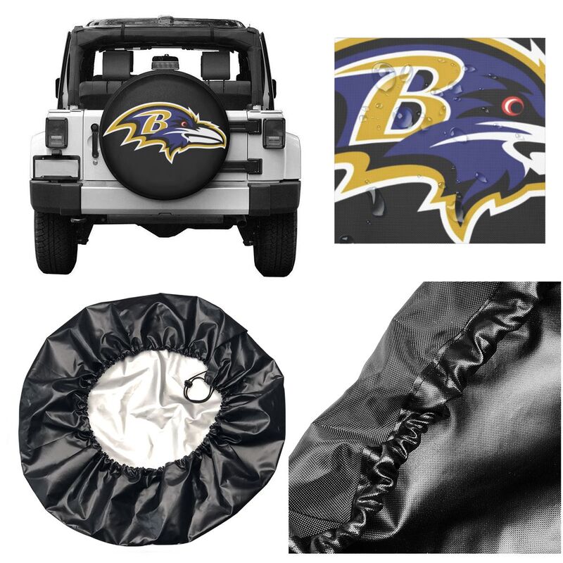 Baltimore Ravens Print tire protection covers car sunscreen tire protection covers