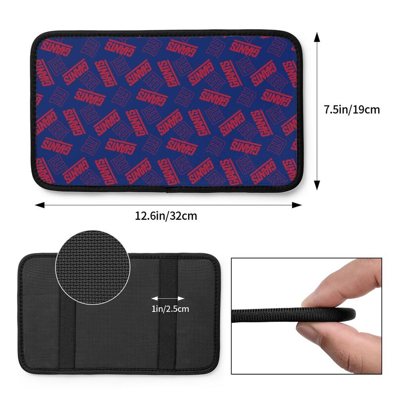 New York Giants  Printed armrest protective cover car armrest box cushion
