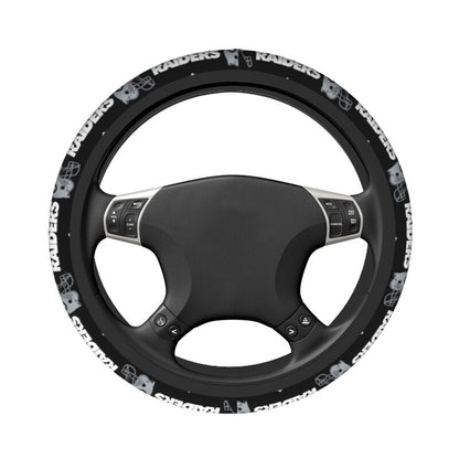 Las Vegas Raiders 1 Printed car protective cover elastic steering wheel cover