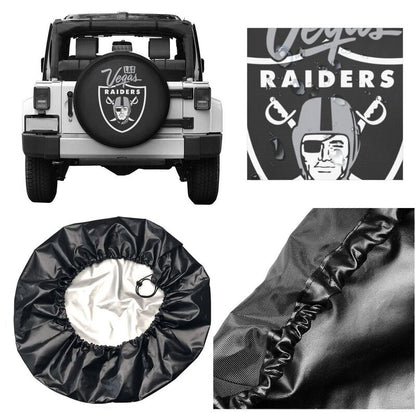 Las Vegas Raiders 8 car dustproof sunscreen tyre protective cover Tyre protective cover