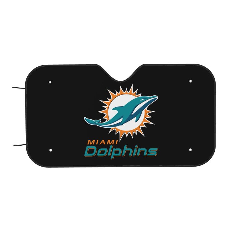 Miami Dolphins Printing Car windshield sunshades is suitable front windshield sunshades