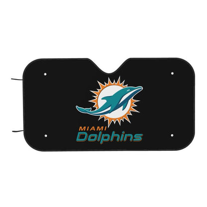 Miami Dolphins Printing Car windshield sunshades is suitable front windshield sunshades