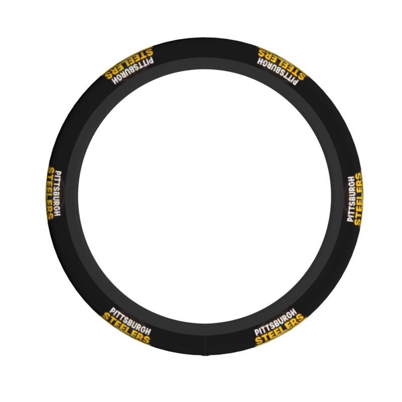 Pittsburgh Steelers 3 Printed elastic steering wheel cover anti slip breathable