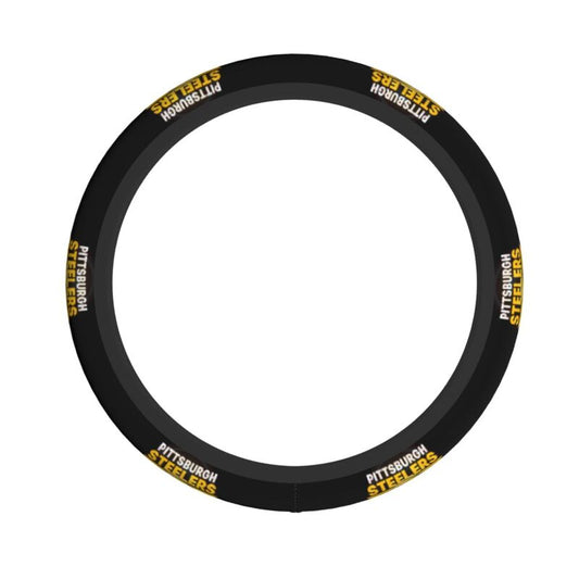 Pittsburgh Steelers 3 Printed elastic steering wheel cover anti slip breathable