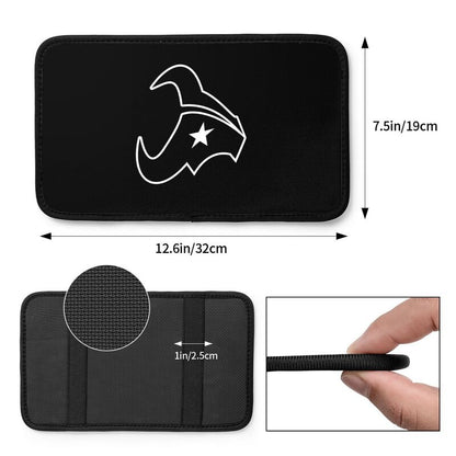 Car armrest box pad Houston Texans5 Printed central armrest box pad anti slip pad