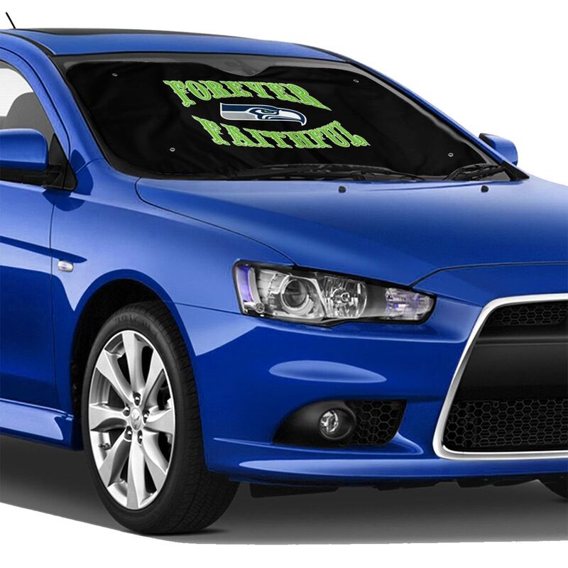 Seattle Seahawks Printing car multi size front windshield sunshade car windshield sunshade