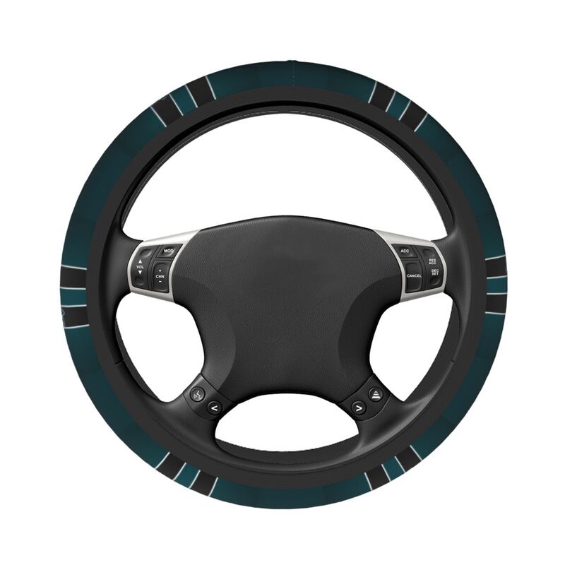 Philadelphia Eagles 1 Printed breathable elastic steering wheel cover anti slip cover