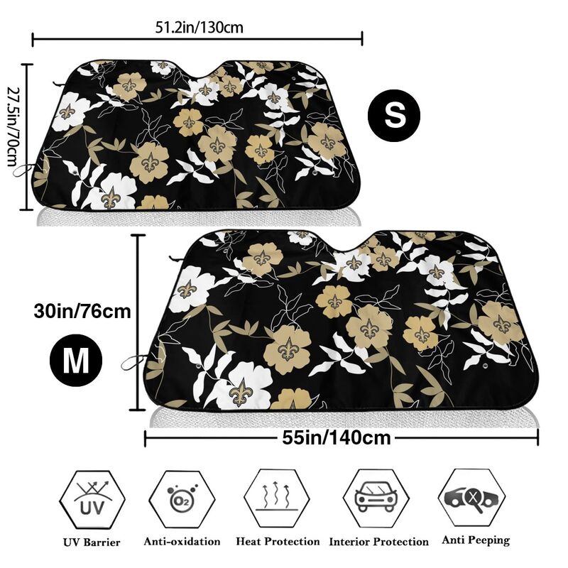 New Orleans Saints Printed car windshield sunshade front windshield sunshade (multi size)