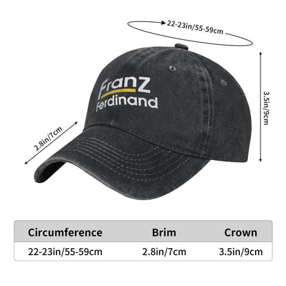 FRANZ FERDINAND Printed unisex baseball cap adjustable cap outdoor sun hats trucker hat