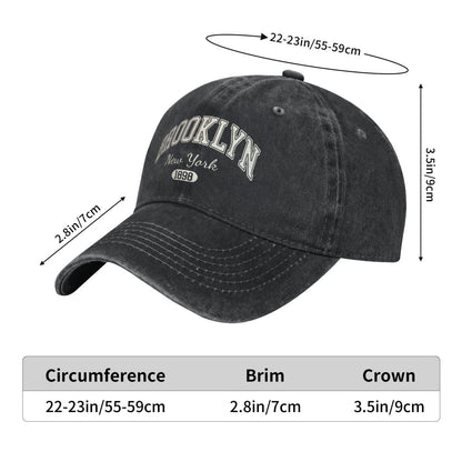 Brooklyn 1859 New York Printed unisex baseball cap adjustable cap outdoor sun hats trucker hat
