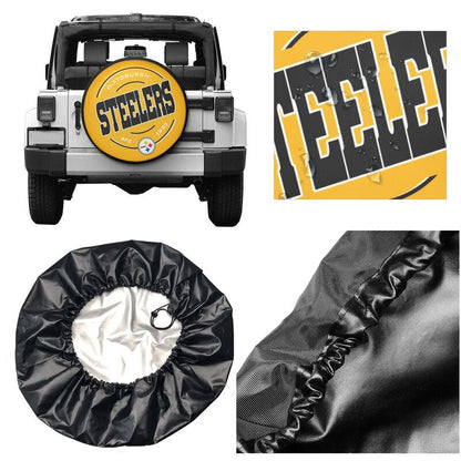 Pittsburgh Steelers Printing car tire protection cover car spare tire dust protection cover